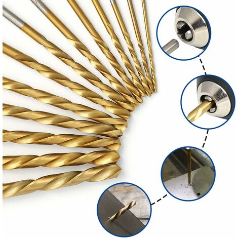 2 Fraises En Acier Rapide Revêtu De Nitrure De Titane Dremel Max 117