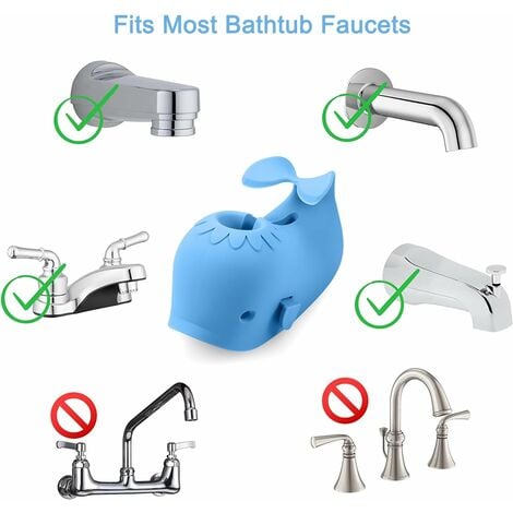 protection robinet baignoire enfant salle de bain bébé sécurité bain bébé  bleu caoutchouc animal universel protège robinet plomberie