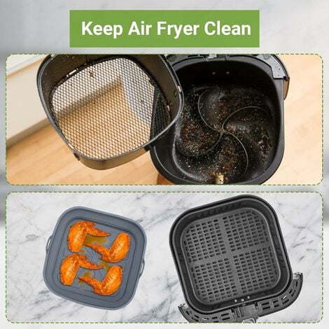Moule Air Fryer, Silicone Air Fryer, Pliable Air Fryer Accessoires