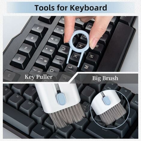 Nettoyeur de clavier 7 en 1 - Cleaner de clavier - Kit de