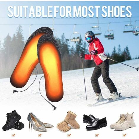 Chaussettes Auto-Chauffantes, Chaussettes Chauffantes, Chaussettes Chaudes  d'hiver Chauffe-Pieds pour Hommes et Femmes pour Sports de Plein air Ski
