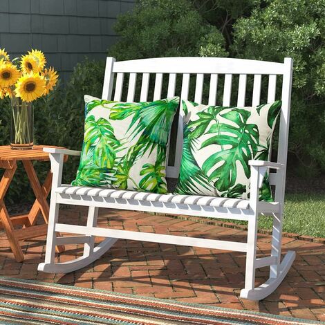 Coussin De Jardin Carré 40x40cm - épaisseur 8cm, Polyester, Design Galette - Pour Chaise, Fauteuil, Patio, Intérieur/extérieur - Couleur Café