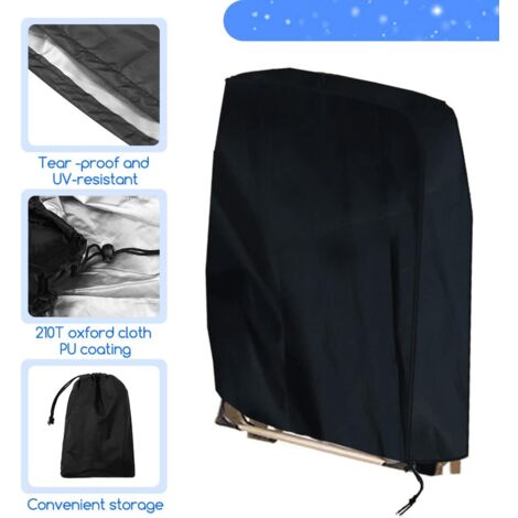 Housse De Protection Imperméable Pour Chaise De Jardin - Tissu Oxford 600D, Couleur Beige