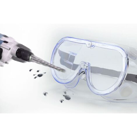 Lunettes de sécurité, lunettes de protection de travail, anti-rayures et anti-buée, lunettes de protection, enveloppantes, protection des yeux