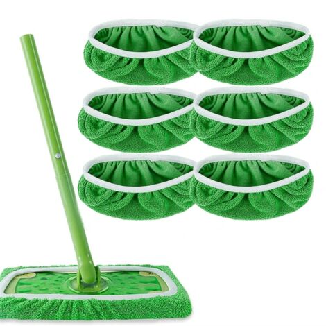 Lot De 12 Serpillières Microfibre Lavables Pour Ecovacs T30/T20 & Dreame S10 /S10 Pro - Réutilisables