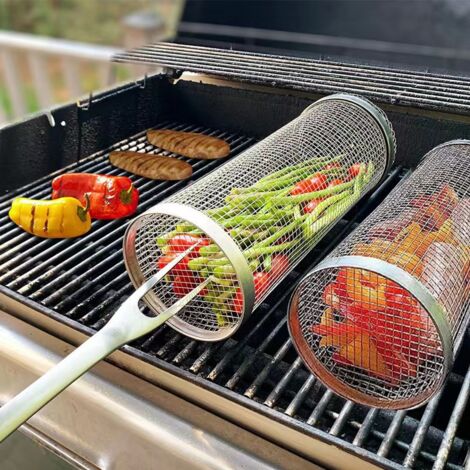 Panier à Friture Inox Pour Friteuse électrique - Idéal Barbecue Et Cuisine Quotidienne - 3