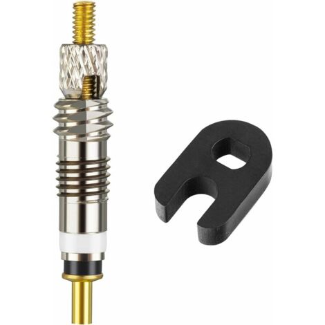 Kit De 19 Pièces Pour Valves Presta De Vélo - Noyaux, Adaptateurs, écrous, Outil - Réparation De Chambre à Air