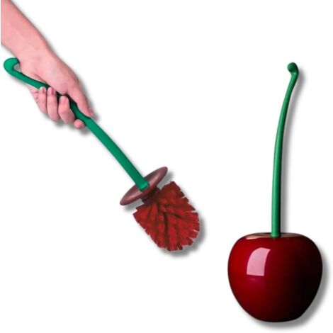 1 Ensemble De Brosse De Toilette Cerise, Brosse De Toilette Créative, Brosses De Toilette Et Supports Brosse Toilettes WC Produits et Accessoires de Nettoyage