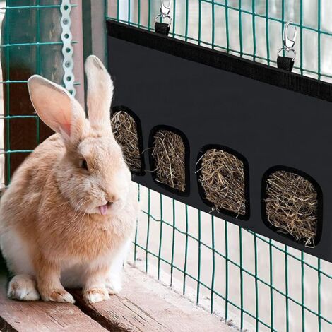 Sac à Foin Suspendu Pour Lapins - Grande Capacité, Résistant Aux Griffures, Facile à Nettoyer