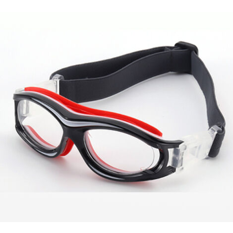 Lunettes De Protection Enfant – PC Haute Résistance, Sangle Réglable – Pour Basket, Foot, Vélo Et Sports Actifs