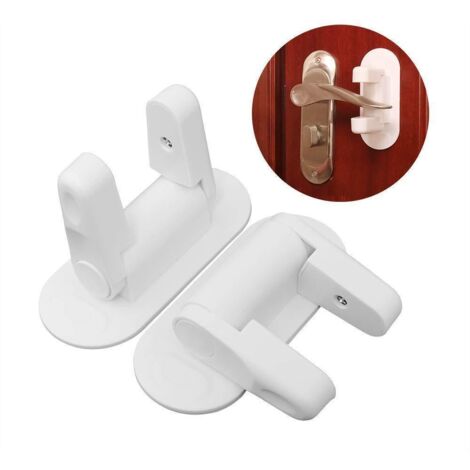 Lot de 4 Bloque Porte Coulissante, Sécurité Porte Coulissante Bébé Auto