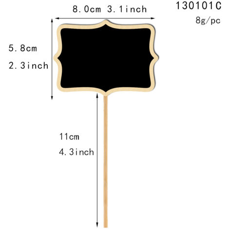 Lot De 200 étiquettes Pour Plantes De Jardin, étiquettes En Plastique, étiquettes Blanches