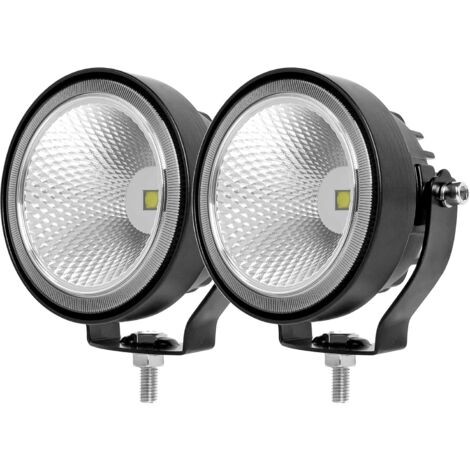 Projecteurs LED Encastrés 42W - 2 Pièces, Combo Spot/Flood, IP67, Pour Camion, 4x4, SUV, Tracteur, 12V/24V