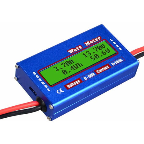Dc 0-200v 50a 100a Voltmètre Ampèremètre Voiture Batterie Testeur