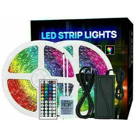 Ruban 25M 5050 RGB Kit Bande LED, Bande Lumineuse Flexible