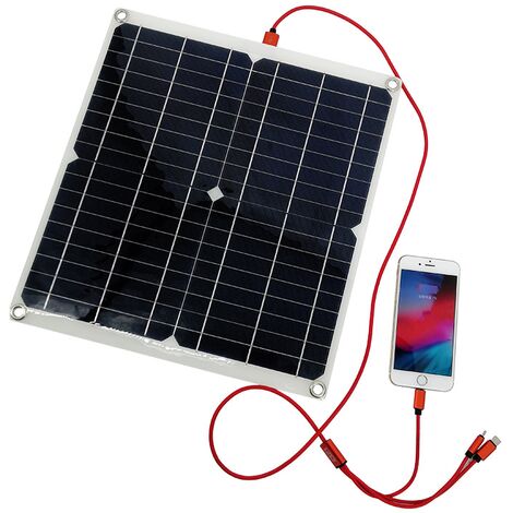 Contrôleur de charge de batterie de kit de panneau solaire 100W 60A 12V