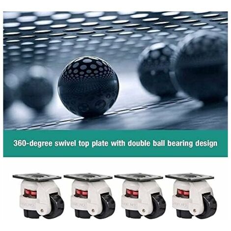 4 Roulettes Nylon Pour Transpalette - Diamètre 50mm, Largeur 12mm, Charge 80kg