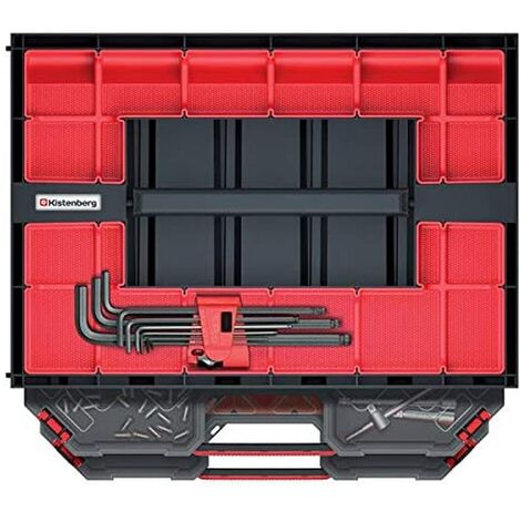 Werkzeugkoffer kistenberg 40 mit Organizer Tager Kofferorganizer 29x41,5x29,5