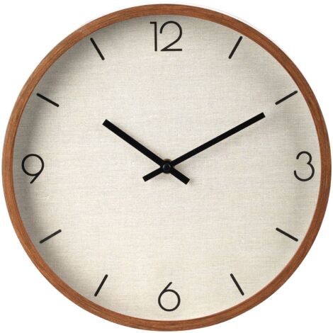 Vintage Weltuhr Aus Kunststoff - Retro Design Mit Alter Weltkarte