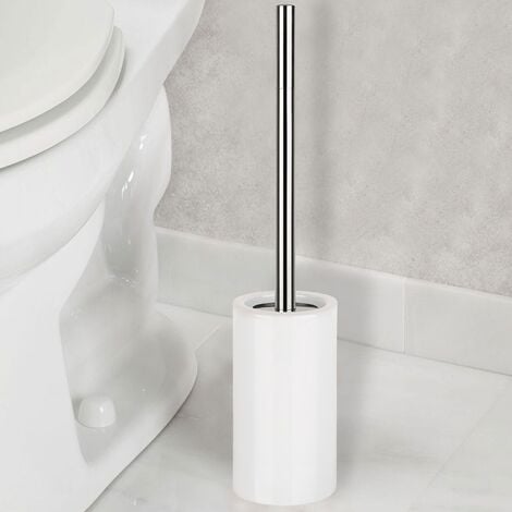 Spirella Rohrsammlung, Broker für die Toilette 10,5 x 10,5 x 42,0 cm,  Porzellan, | Toilettenbürstenhalter