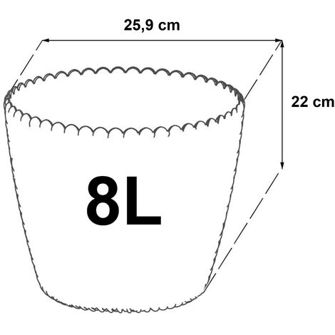 Vaso Di Fiori Prosperplast Mini Cascade Verticale In Plastica In Colore Antracite 195 Lunghezza X 114 Larghezza X 475 Altezza Cm Con Forbici Da Giardino 28531642