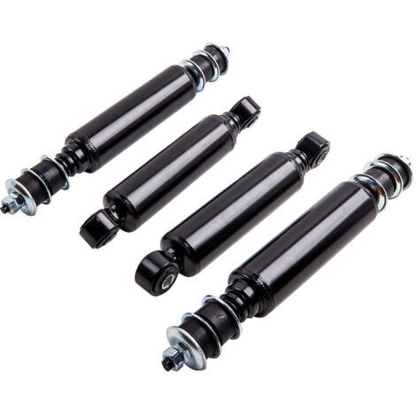 Lot De 4 Amortisseurs Métal 100 Mm – Pour Voiture 1/10 RC SCX10 TRX4 D90 Sakura – Noir