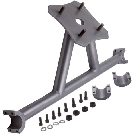 Maxpeedingrods – Support de roue de secours arrière pour Polaris RZR XP 1000 Turbo – Acier – Installation facile – Pour 2 tailles de filetages 3/8x24 ou M12x1.5