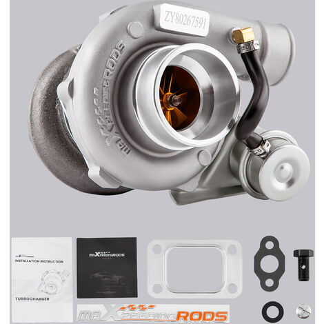 Maxpeedingrods – Turbo Billet Street GT2860 GT2871 T25 pour moteur 1.5L-2.0L – Puissance jusqu'à 350 CV – Bride T25 – Roue en alliage K419 (1/5)