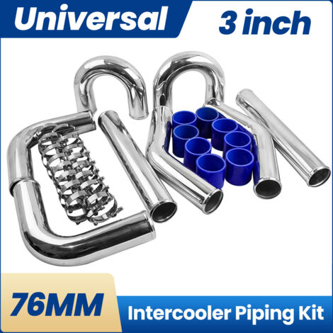 3" Kit De Tuyauterie De Tuyau De Refroidisseur Intermédiaire & 16x Pinces