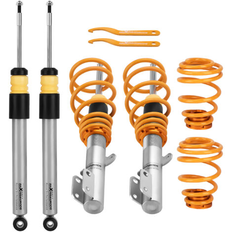Maxpeedingrods – Kit suspension combine fileté pour Renault Clio 3 BR0/1 – Améliore les performances moteur – Compatible avec Subaru – Installation professionnelle recommandée