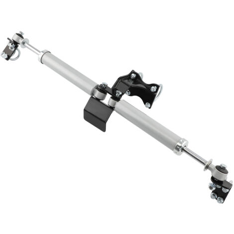 Stabilisateur De Direction Universel Lobamop Noir - Pour MT09 MT07 YZF R1 R6 - Contrôle CNC 25,5cm
