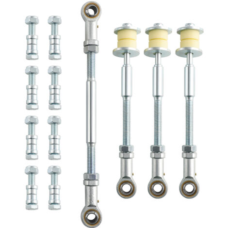 Avant & arrière Adjustable Sway Bar Link Kit For Nissan Patrol GU Y61 2"-8" Lift