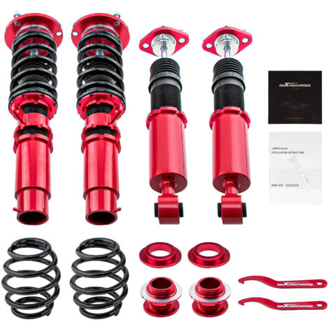 Kit de Combinés Filetés pour BMW 3 Series E46 Adj. Height amortisseur suspension (1/5)