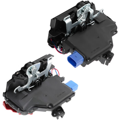 2x CENTRAL SERRURE DE PORTE Arrière gauche + Droit for VW Golf Jetta Skoda Seat (1/5)