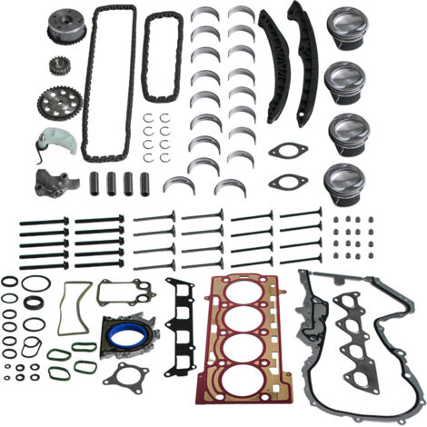 Maxpeedingrods – Kit de réparation piston pour Audi VW 1.4 TSI – Révision complète moteur – Diamètre Ø76.51mm – Taux de compression 10:1 - 03c107065bf