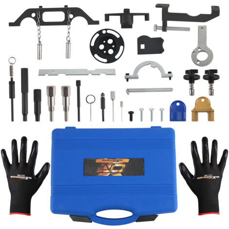 Kit Outils Calage Distribution 3 Pièces – Verrouillage Courroie Moteur Renault 1.4 1.6 1.8 2.0 16V (K4J/K4M/F4P/F4R)