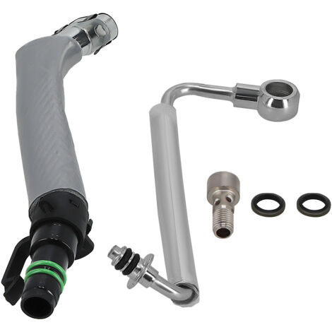 Autobahn88 Raccord d'alimentation en huile turbo pour turbocompresseur Garrett GT28 GT30 GT35 - AN4 avec limiteur de 0,9 mm (0,035