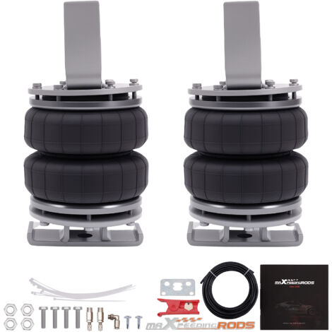 Maxpeedingrods – Kit de suspension pneumatique pour Toyota Hilux 4WD 2015 – Capacité 2500 LB – Matériau caoutchouc naturel – Améliore maniabilité et confort - GUN126