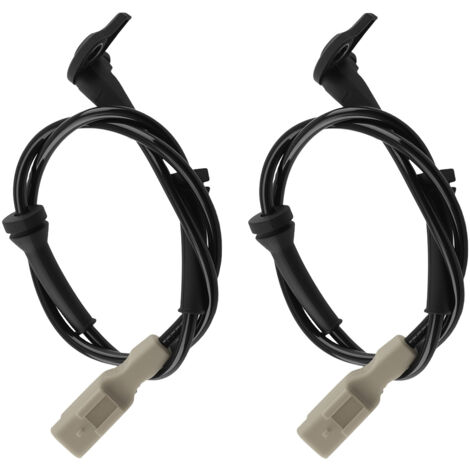 2pcs Capteur ABS pour Peugeot 307 3A/C CC Break Fourgon 2000-2003 12V 2 Broches