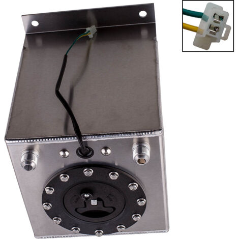 2.5 Gallon 10L Réservoir de Carburant en Aluminium & Transmetteur de carburant