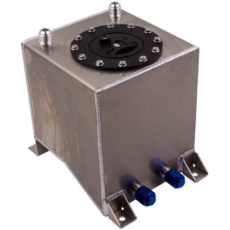 2.5 Gallon 10L Fuel Cell Tank 10AN male fitting Réservoir de pile à combustible