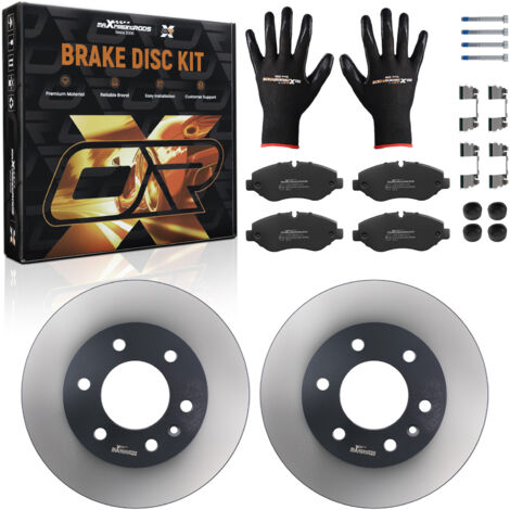 Disques Frein Avant + Plaquettes for Mercedes Sprinter VW Crafter 2006-2023