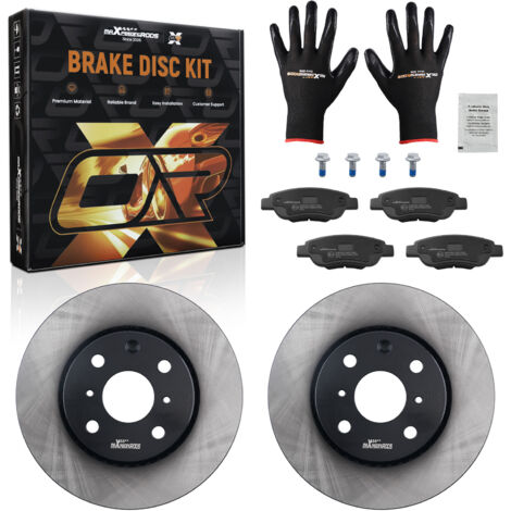 Disques et Plaquettes Frein Avant for Peugeot 107 108 Toyota Aygo 425327@STCA