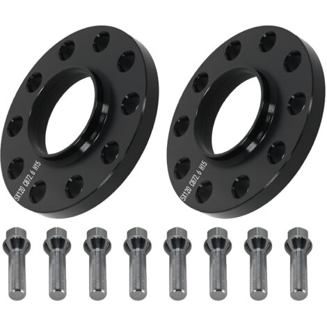 2 Elargisseurs 15mm for BMW M3 E90 E92 E93 2007-2014 5x120 M12x1,5 Alu