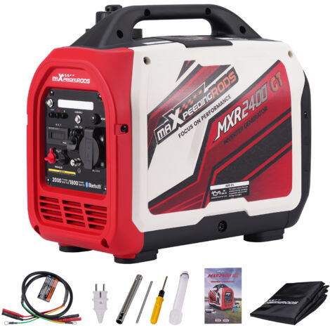 2000W Groupe électrogène Inverter Essence 230V générateur silencieux pour camping car