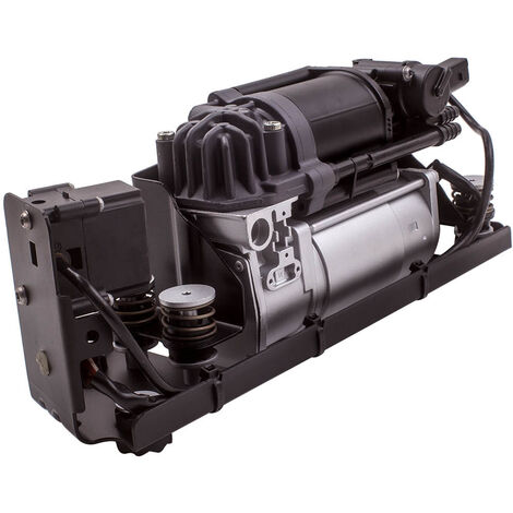 Air Suspension Compressor w/ Bracket + Valve Block Fit BMW 5 7 F11 F01 F02 F04 (1/5)