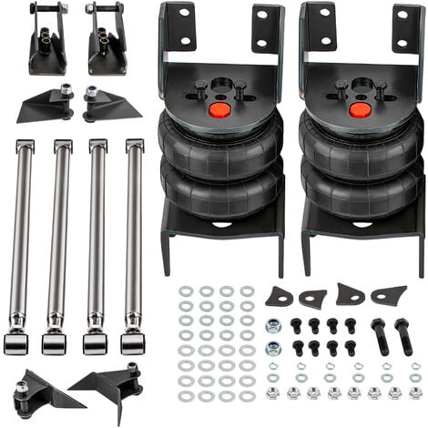 KUAFU Triangulated 4 Link Suspension Kit & 2600LBS Air Ride