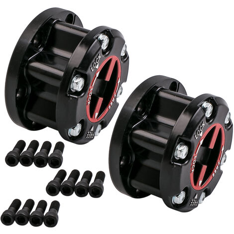 BFO – Lot de 2 moyeux de roue avant pour Isuzu Trooper, Opel Frontera, Holden Jackaroo – Verrouillage manuel – Durabilité accrue – Réduction d'usure des pneus - 8-97113446-PT (1/5)