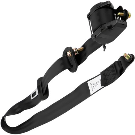 1pcs rallonge de ceinture de sécurité de voiture-12CM extender noir 12cm