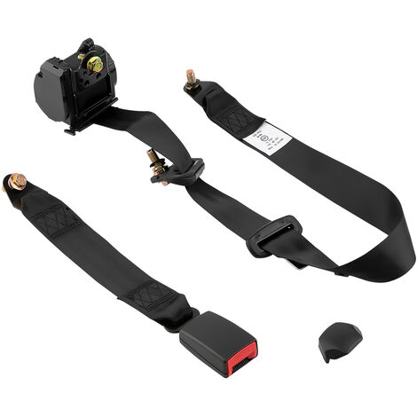 BFO – Ceinture de sécurité rétractable 3 points – Réglable pour camions, bus, karts – Matériaux ABS et plastique – Installation facile